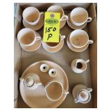 Cole Pottery Unglazed 19 Pcs