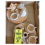 Cole Pottery Unglazed 18 Pcs