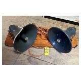 Vintage Mounted Horn Speakers