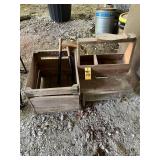 Wooden Boxes, Stool & Shoe Shine Box