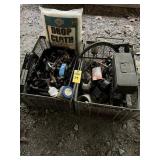 2 Metal Crates Of Tools & Hardware