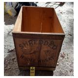 Vtg Shredded Whole Wheat Wooden Shipping Crate
