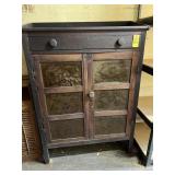 Antique Punched Tin Pie Safe56" Hx 40.5" Wx 16" D