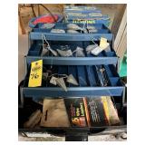 Tackle Box, Contents & Misc Fishing Items