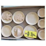 Cole Pottery Unglazed 22 Pcs