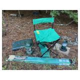 Camping Chair, Hammock, Lantern & Campstove