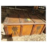Nautical Wooden Box  30 X 13 X 15