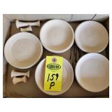 Cole Pottery Unglazed 14 Pcs