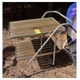 Outdoor Rolling Tea Cart