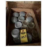 Vintage Glass & Zinc Canning Jar Lids