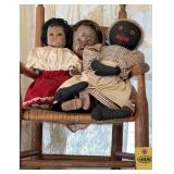 Vintage Cane Bottom Child