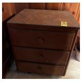 3 Drawer Wooden Cabinet