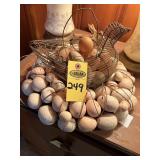 Egg Wreath,  Chicken Basket & Eggs