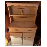 Vintage Small Hoosier Cabinet 41" Hx 24" Wx 13" D