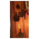 4 Cast Iron Trivets