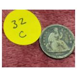 1838 Seated Liberty Dime