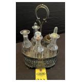 Antique Victorian Style Caster Cruet Set