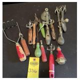 Vintage Wooden Handled Kitchen Utensils