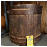 Antique Firkin Primitive Sugar Bucket