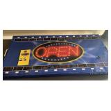 New L E D " Open" Sign