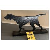 Vintage Cast Iron Pointer Dog Door Stop