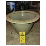Salt Glaze Crock ( Has Cracks)