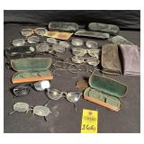 Vintage Eye Glasses And Cases