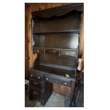 Vintage Colonial Style Hutch 78" Hx 40" Wx 17.5" D