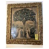 Vtg Print:  The Tree Of Life 30"x26"