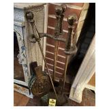 Brass Fireplace Tools And Bellows