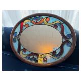 Stained Glass Mirror 30.5" X 24.5"