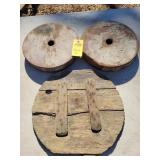 Basket Lid & Wooden Wheels