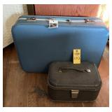 Vintage Train Case & Suitcase