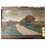 Vintage Oil On Board Signed Vivian Owens