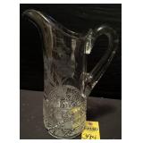 Antique American Brilliant Cut Etched Glass