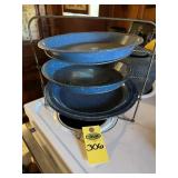Pie Rack & Enamelware
