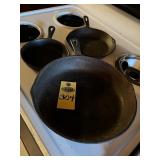 3 Cast Iron Skillets