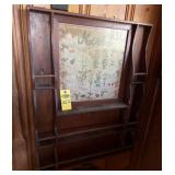 Vintage Herbs & Spices Wooden Wall Rack