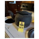 Antique Cast Iron Kettle