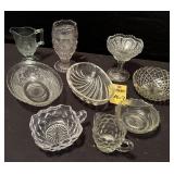 Assortment Of Vtg Glassware