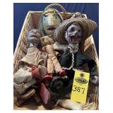 Vintage Mexican Marionette String Puppets