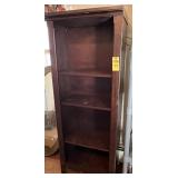 Vintage Wooden  Bookcase 61" Hx 23.5 Wx 13.5 D
