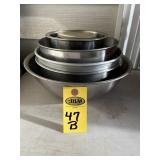 Assorted Stainless Steel Bowls