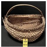 Antique 15 X 17 Egg Basket