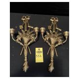 2 Louis X V I Style Wall Sconces