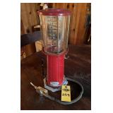 Vintage Gas Pump Style Beverage Dispenser