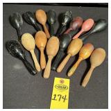 Vintage Wooden Sock Darning Tools