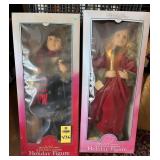 2 Holiday Time 24" Animated Christmas Figurines