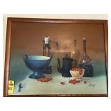 Oil On Canvas Signed Bessy 82- 26" X 34"