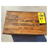 Wooden Advertising Box